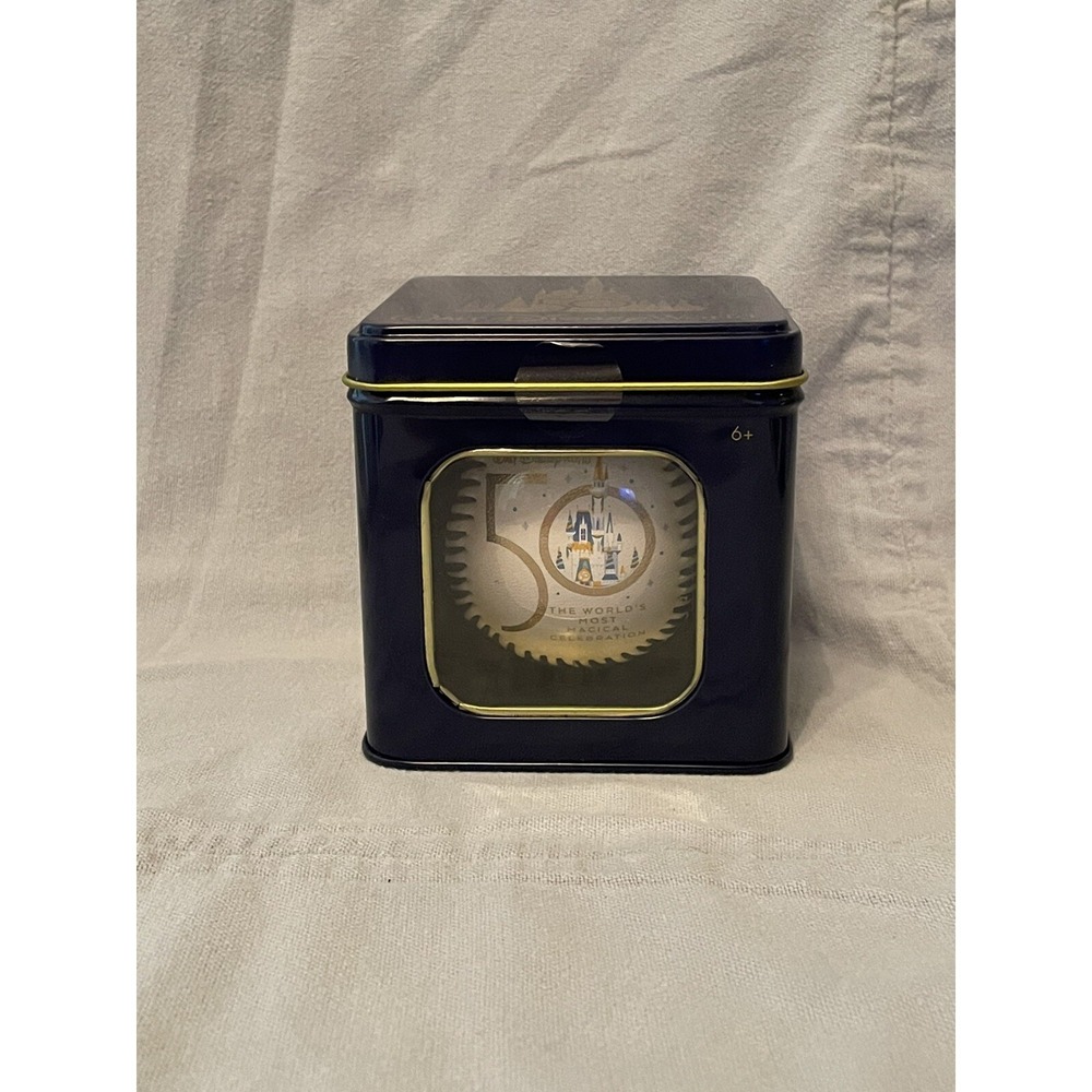 NEW Walt Disney World 50th Anniversary Celebration Commemorative Baseball in Tin